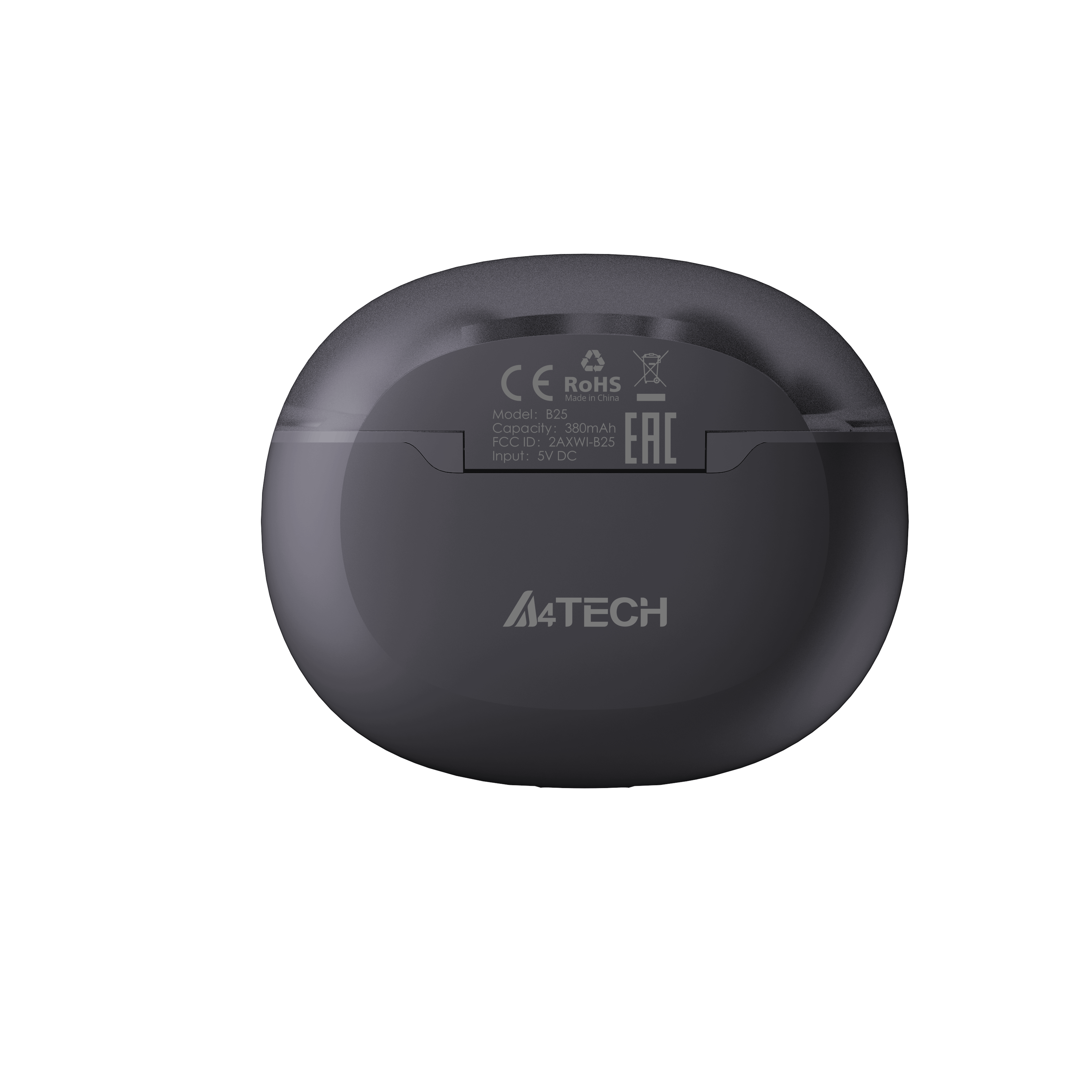 A4Tech B25 True Wireless Earphones Black with deep bass, clear sound, and stable Bluetooth connectivity in Pakistan