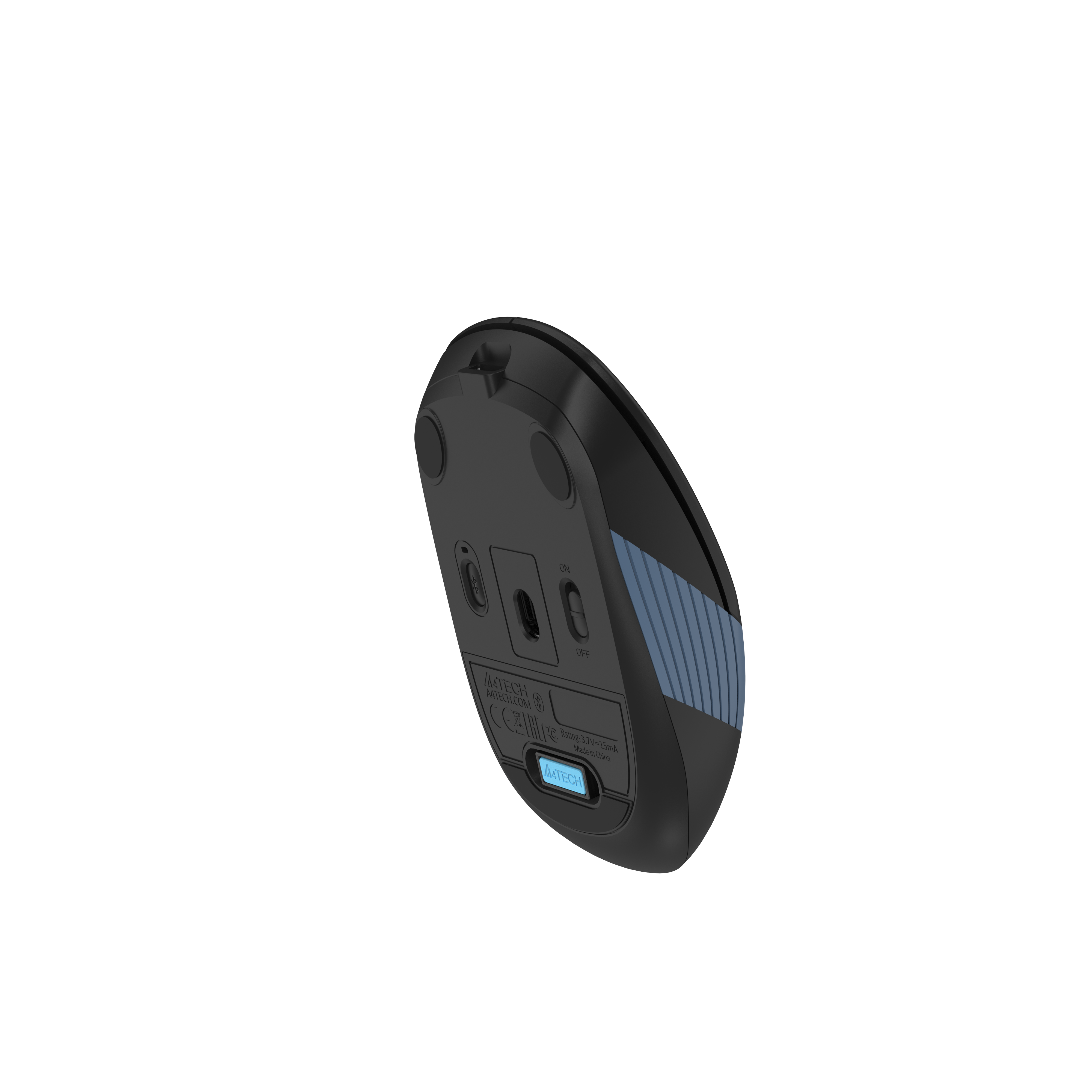 A4Tech FB10CS Ash Blue Dual Mode Rechargeable Wireless Mouse. Silent Bluetooth Mouse Price in Pakistan.