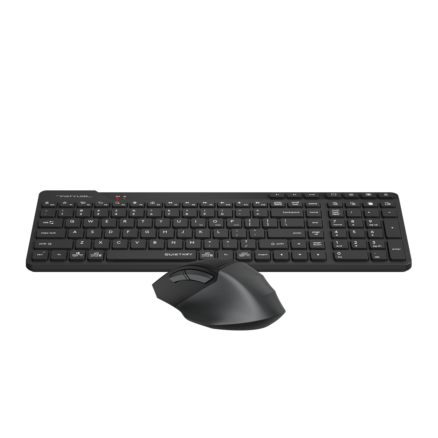 A4Tech FB2800C Air2 Bluetooth & 2.4G Wireless Desktop Set with smooth typing, precise mouse, and sleek design in Pakistan