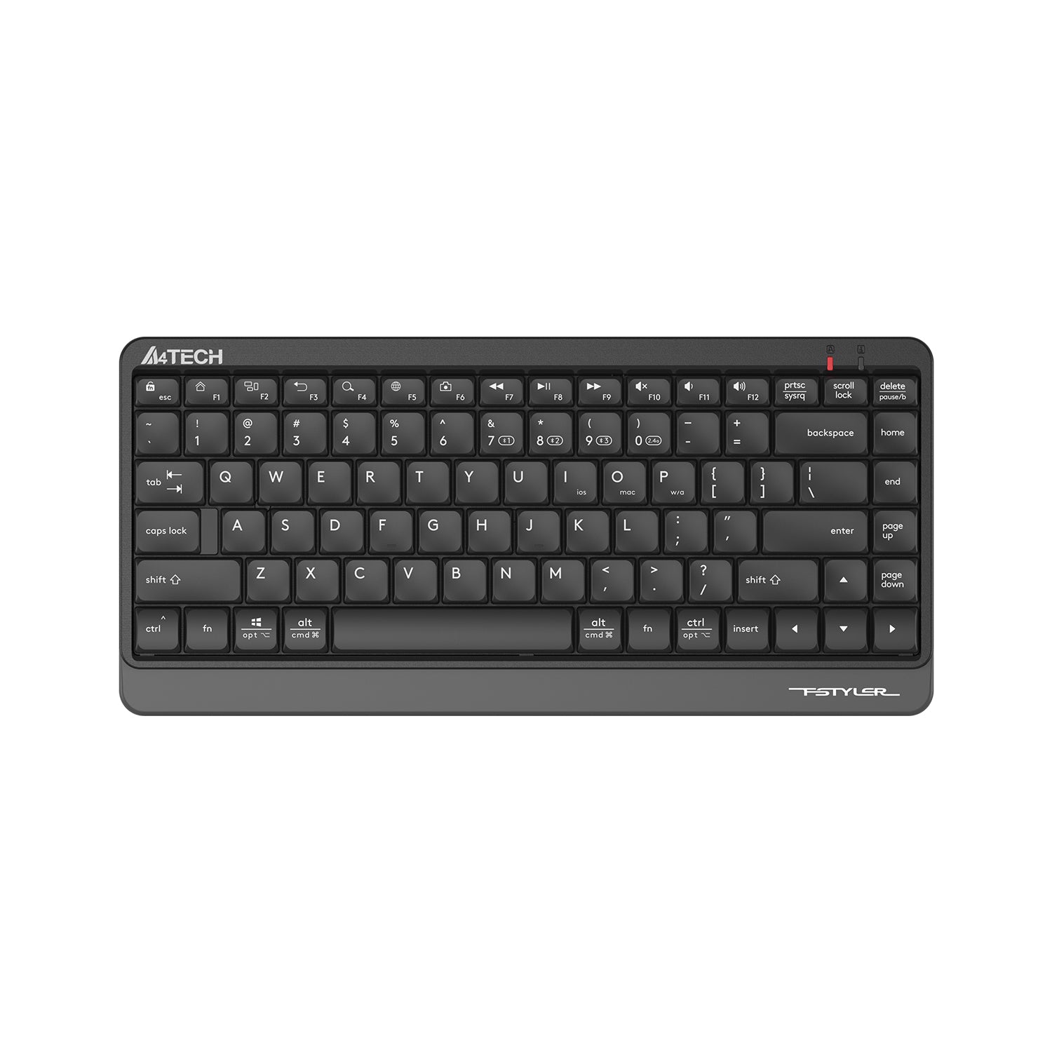 A4Tech FBK11 Bluetooth & 2.4G Wireless Keyboard with smooth typing and compact design in Pakistan