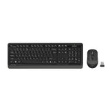 A4Tech FG1010S 2.4G Wireless Desktop Set Black with smooth typing, precise mouse, and reliable performance in Pakistan