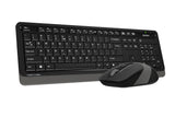 A4Tech FG1010S 2.4G Wireless Desktop Set Black with smooth typing, precise mouse, and reliable performance in Pakistan
