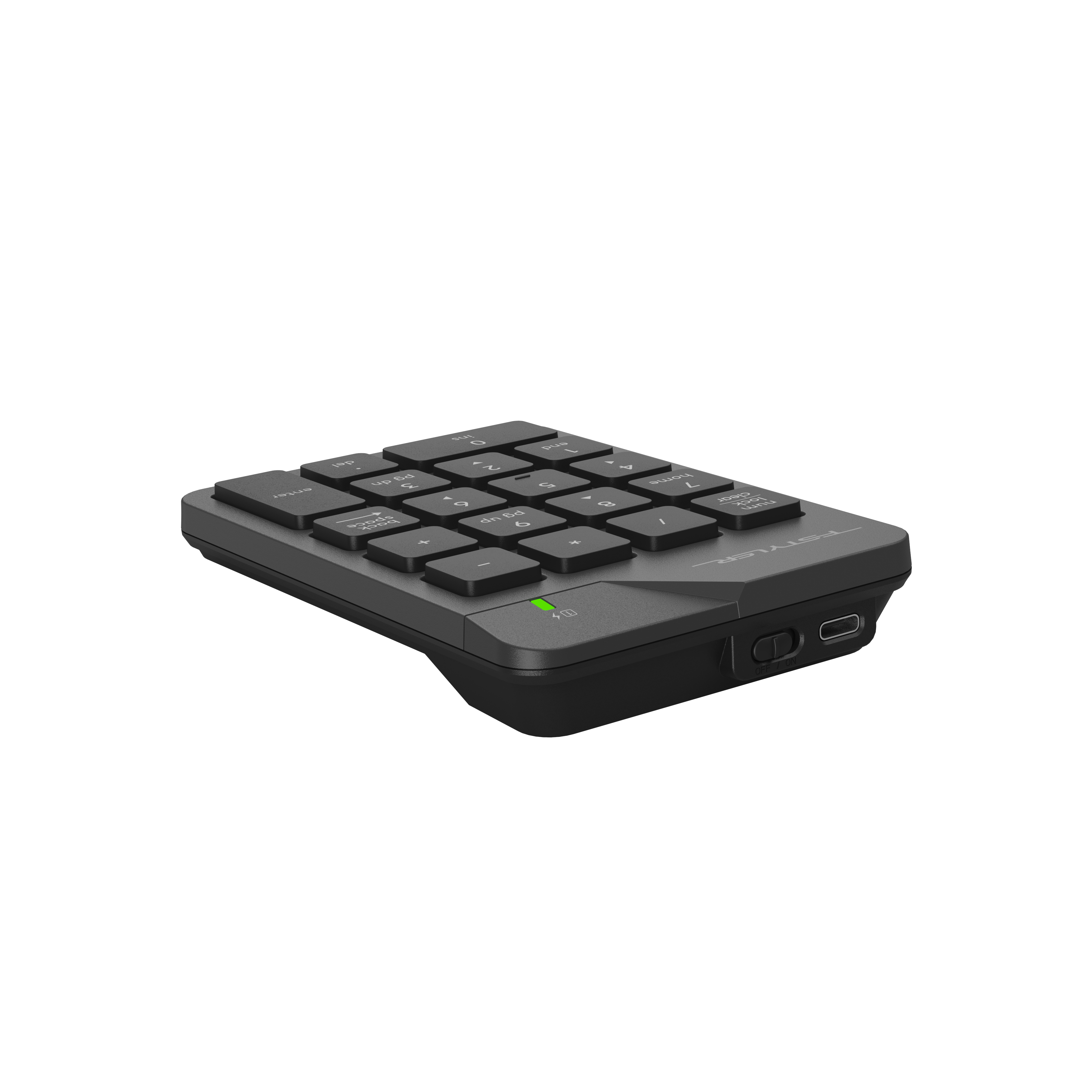 A4Tech FGK21C 2.4G Wireless Numeric Keypad with quiet keys, stable connection, and ergonomic design for comfort in Pakistan