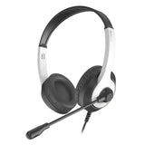 A4Tech FH100U Stereo Headset with clear audio, noise-canceling microphone, and comfortable over-ear design in Pakistan
