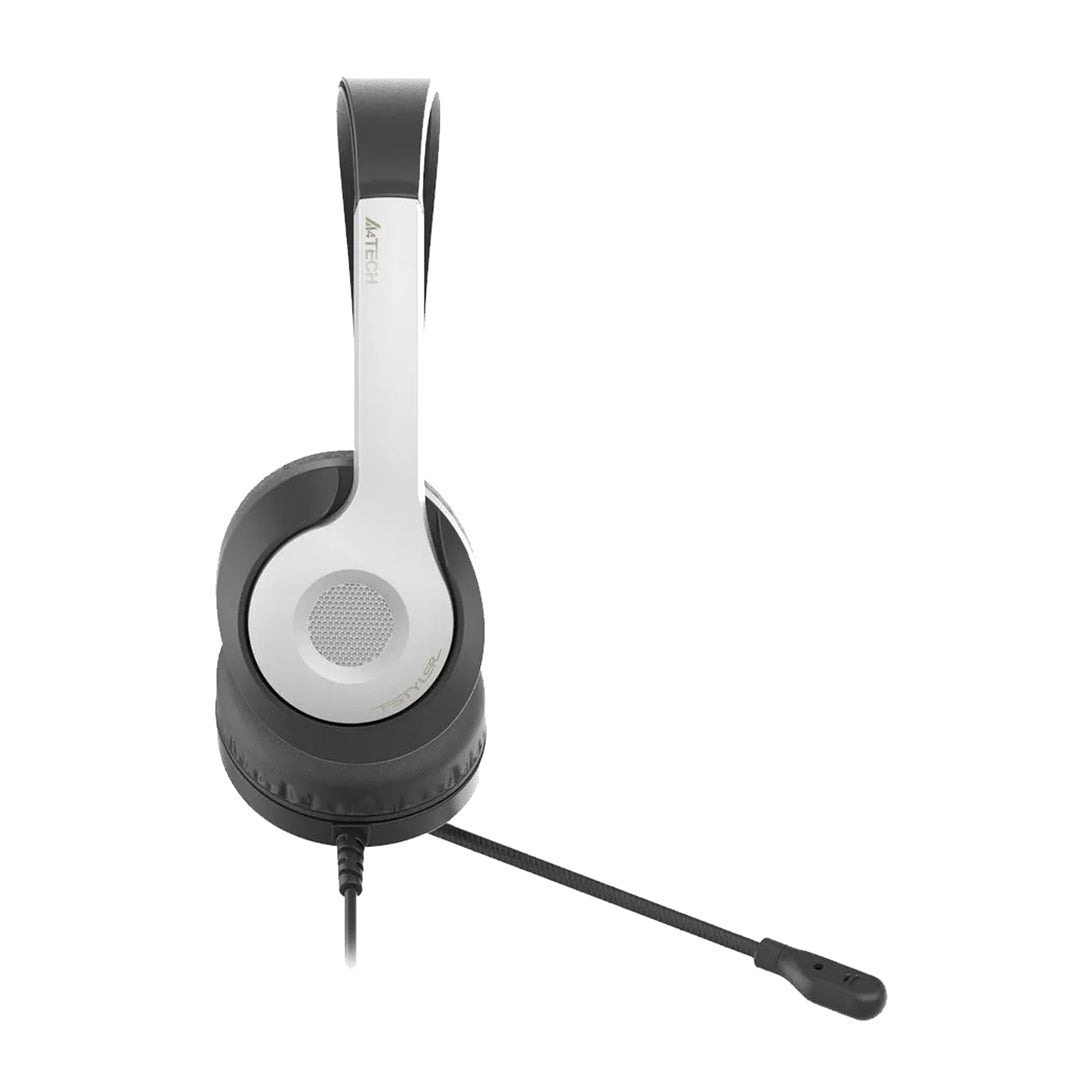A4Tech FH100U Stereo Headset with clear audio, noise-canceling microphone, and comfortable over-ear design in Pakistan