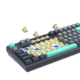 A4Tech FS300 Hot-Swappable Mechanical Keyboard Panda Rock Climbing Edition with durable keys and vivid lighting in Pakistan