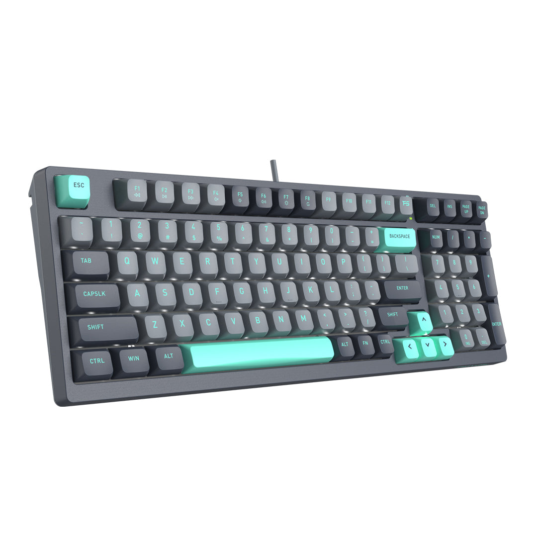 A4Tech FS300 Hot-Swappable Mechanical Keyboard Panda Rock Climbing Edition with durable keys and vivid lighting in Pakistan