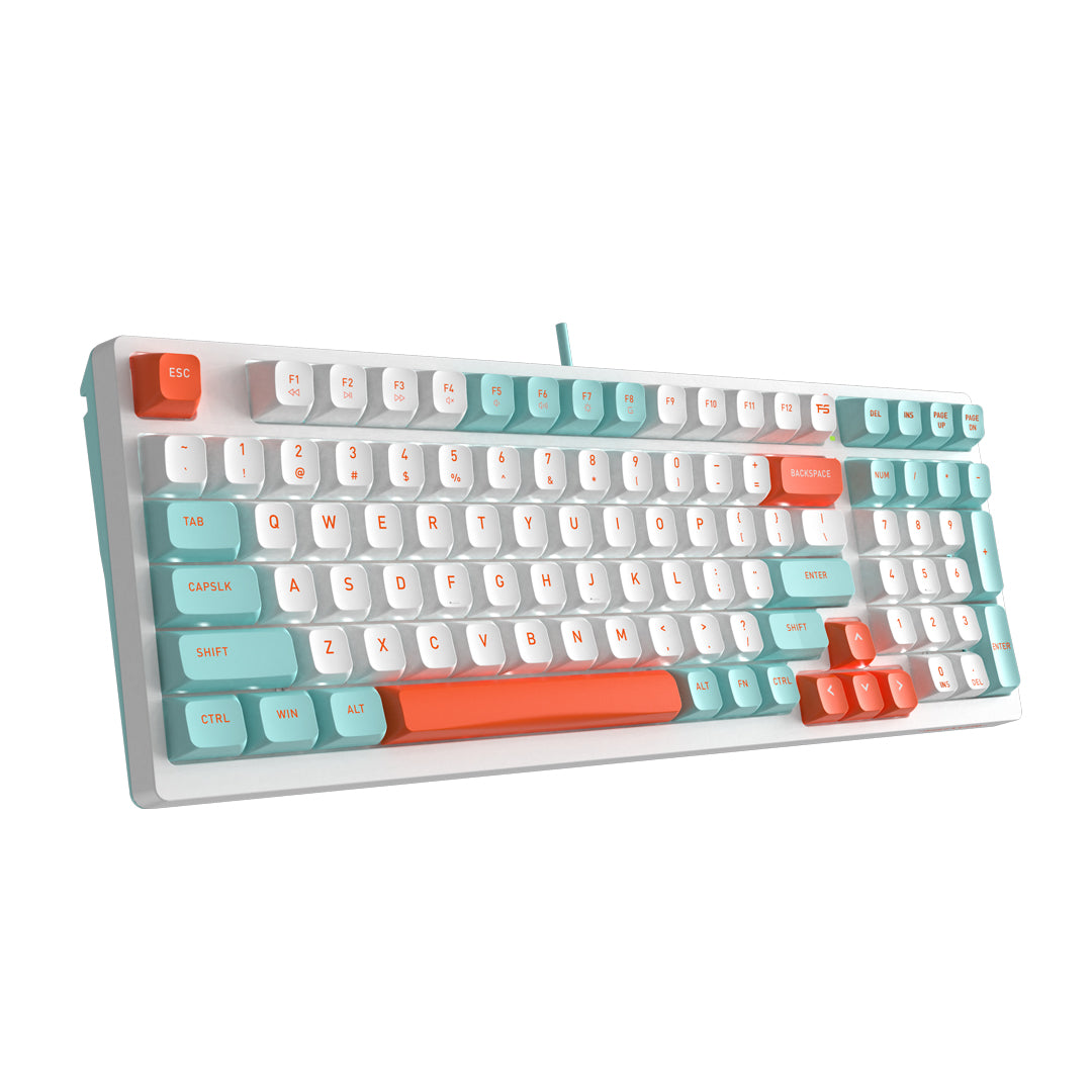 A4Tech FS300 Hot-Swappable Mechanical Keyboard Panda Snorkeling Edition with vibrant design and RGB lighting in Pakistan