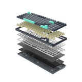 A4Tech FS300 Hot-Swappable Mechanical Keyboard Panda Rock Climbing Edition with durable keys and vivid lighting in Pakistan