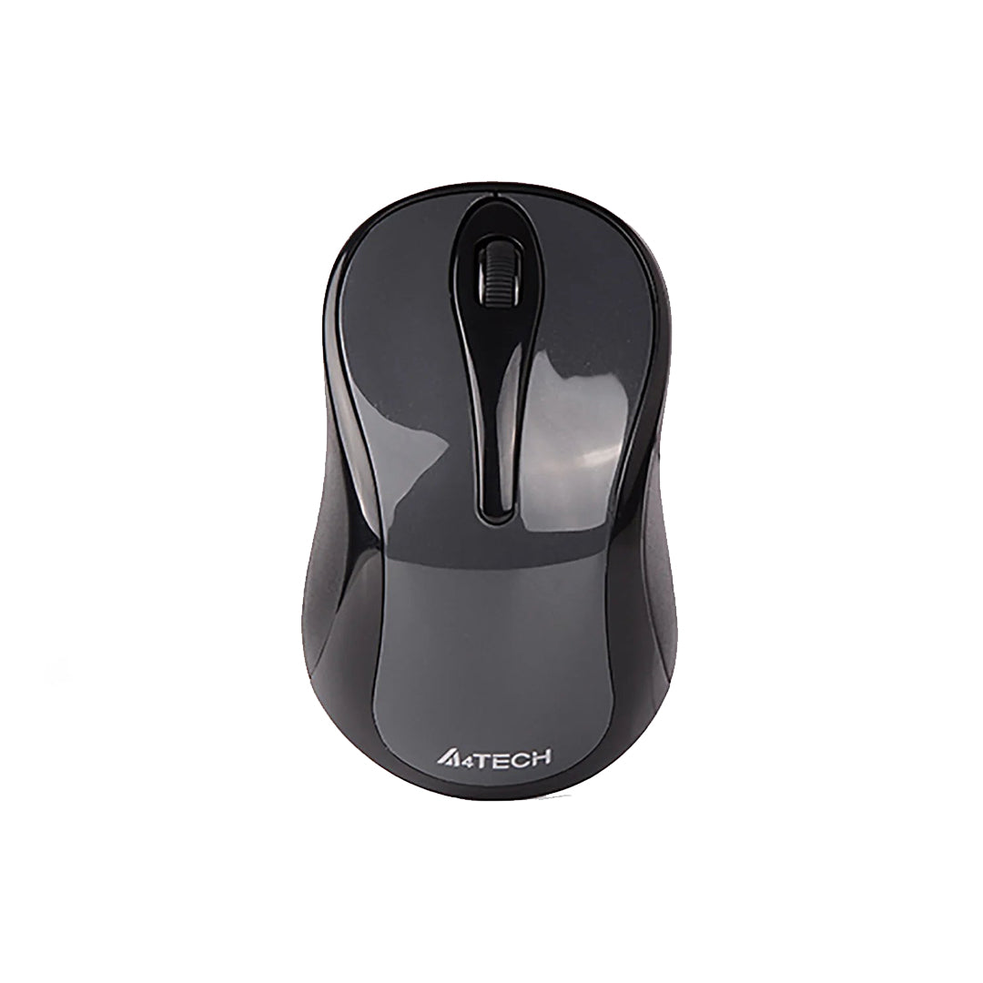A4Tech G3-280NS 2.4G Wireless Optical Mouse Glossy Grey. Silent Click Wireless Mouse Price in Pakistan.
