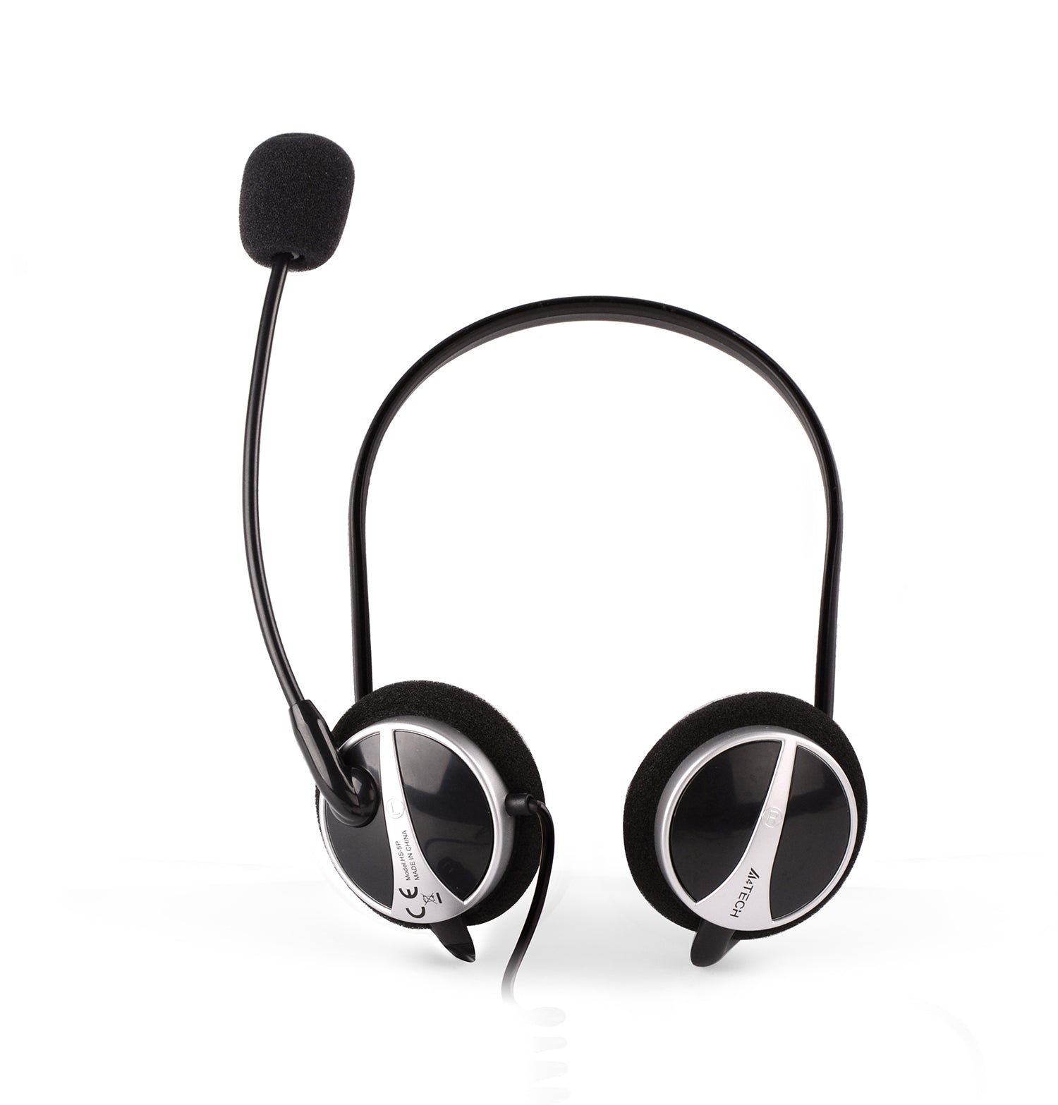 A4Tech HS-5P Internet Headset with clear audio, adjustable mic, and comfortable lightweight design for daily use in Pakistan