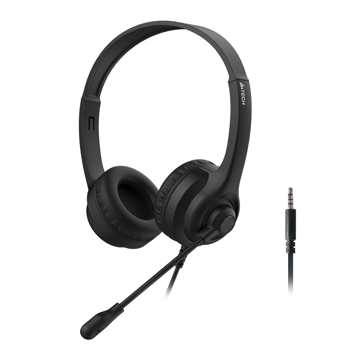 A4Tech HS-8i Stereo Headset with crystal-clear sound, adjustable mic, and soft ear cushions for comfort in Pakistan