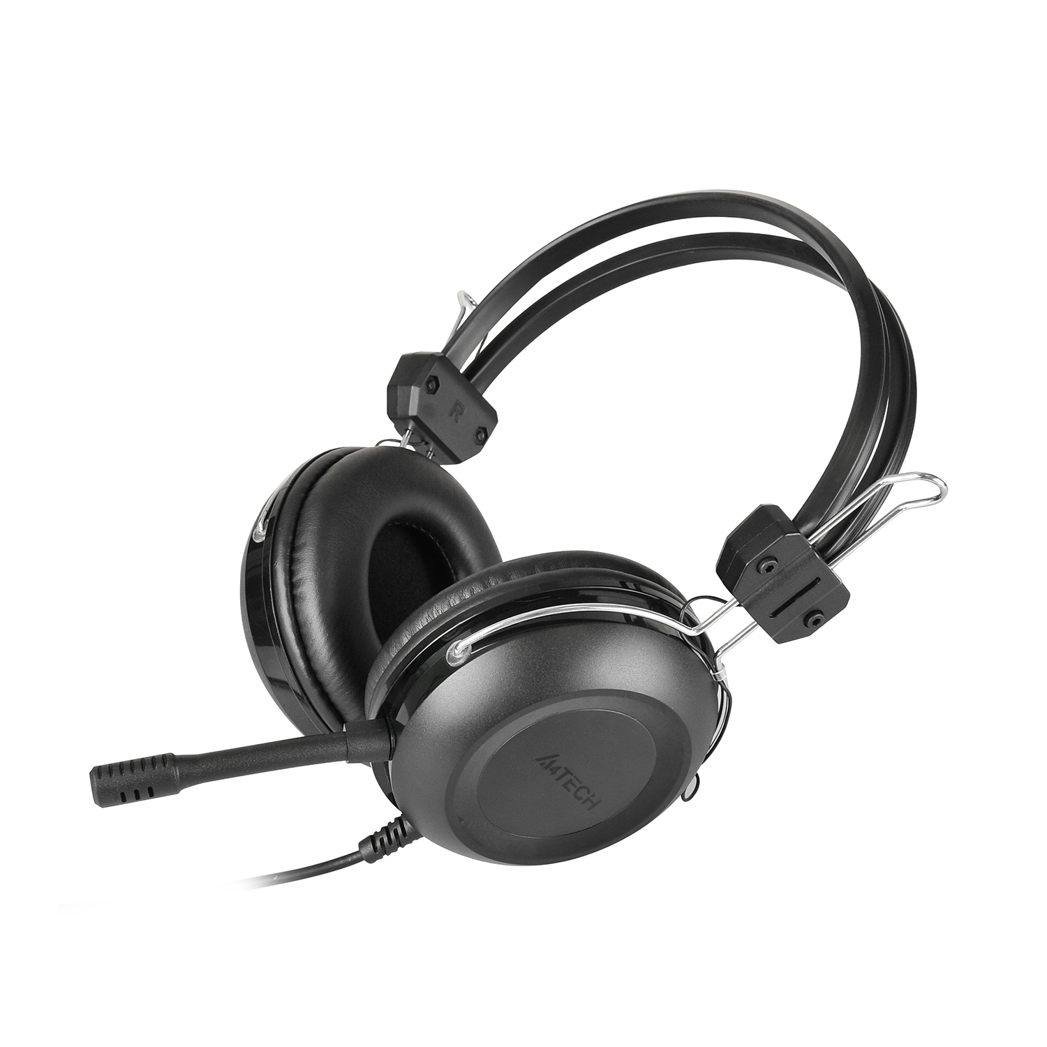 A4Tech HS-30 ComfortFit Stereo Headset with rich sound, adjustable mic, and soft ear cushions for comfort in Pakistan