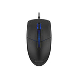 A4Tech N-530S Illuminated Backlit Wired Mouse with precise tracking, ergonomic grip, and smooth performance in Pakistan