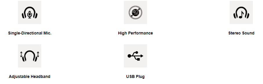 A4Tech HU-35 ComfortFit Stereo USB Headset Xcessorieshub