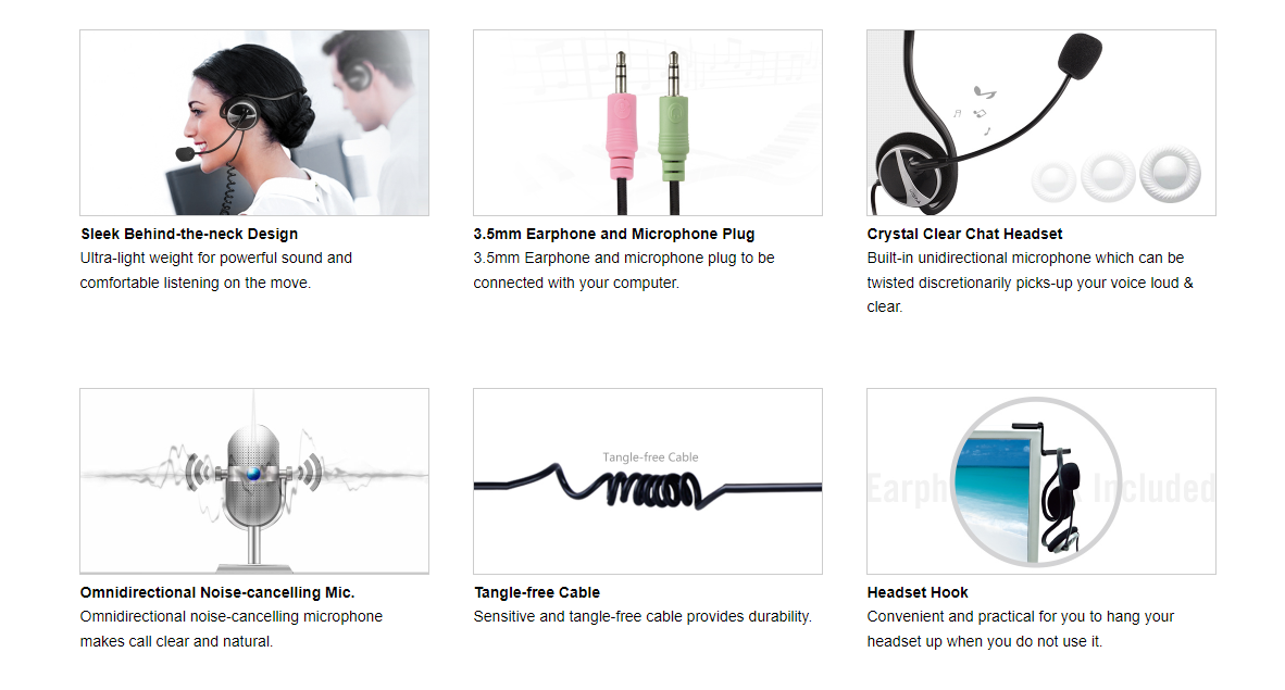 A4Tech HS-5P Internet Headset Xcessorieshub