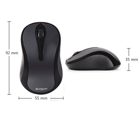 A4Tech G3-280NS 2.4G Wireless Mouse Silent Clicks 1200 DPI 12 3 f5cfa0e8 a286 40fd bc82 00f06a9829c7