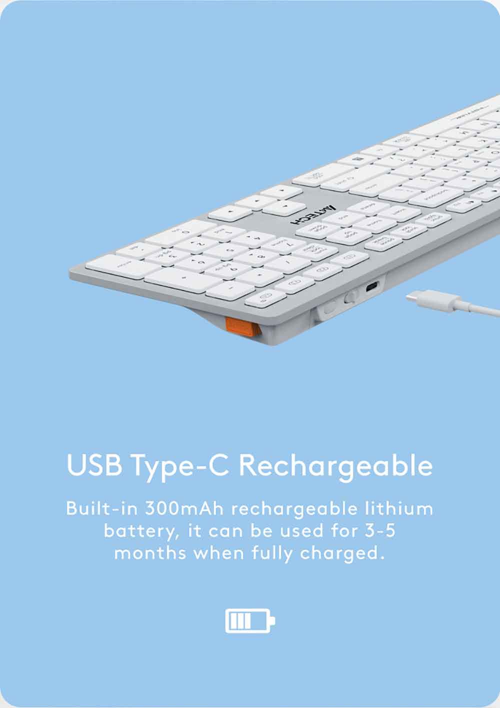 A4Tech FBX50C Bluetooth & 2.4G Wireless Keyboard Slim with Mac Keys Switch up to 4 Devices 47 97814a415ec1a790201f1759ad8a29ab