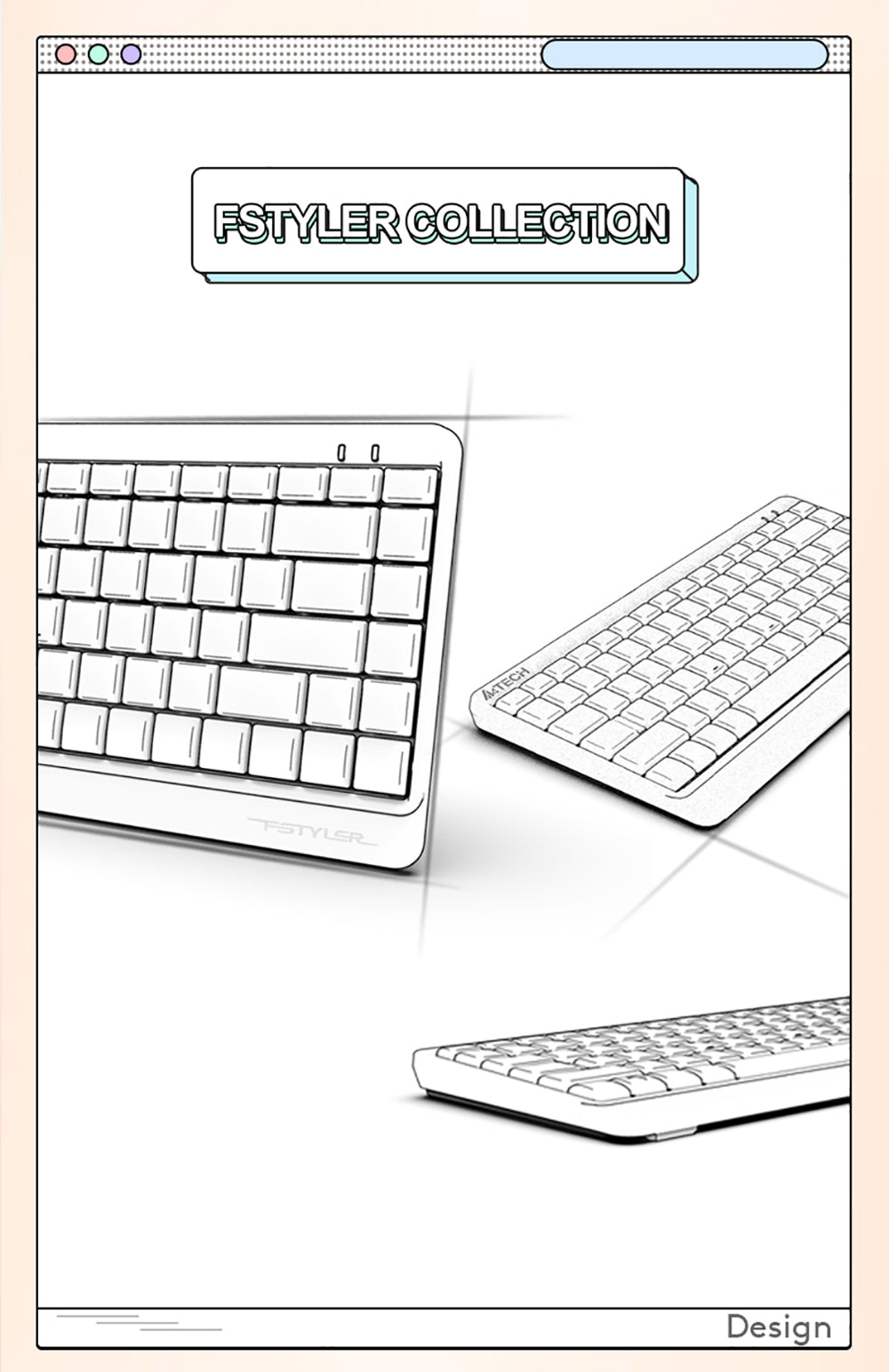 A4Tech FBK11 Bluetooth & 2.4G Wireless Keyboard Compact Size Switch up to 4 Devices 38 FBK11 EN PD 220824 3