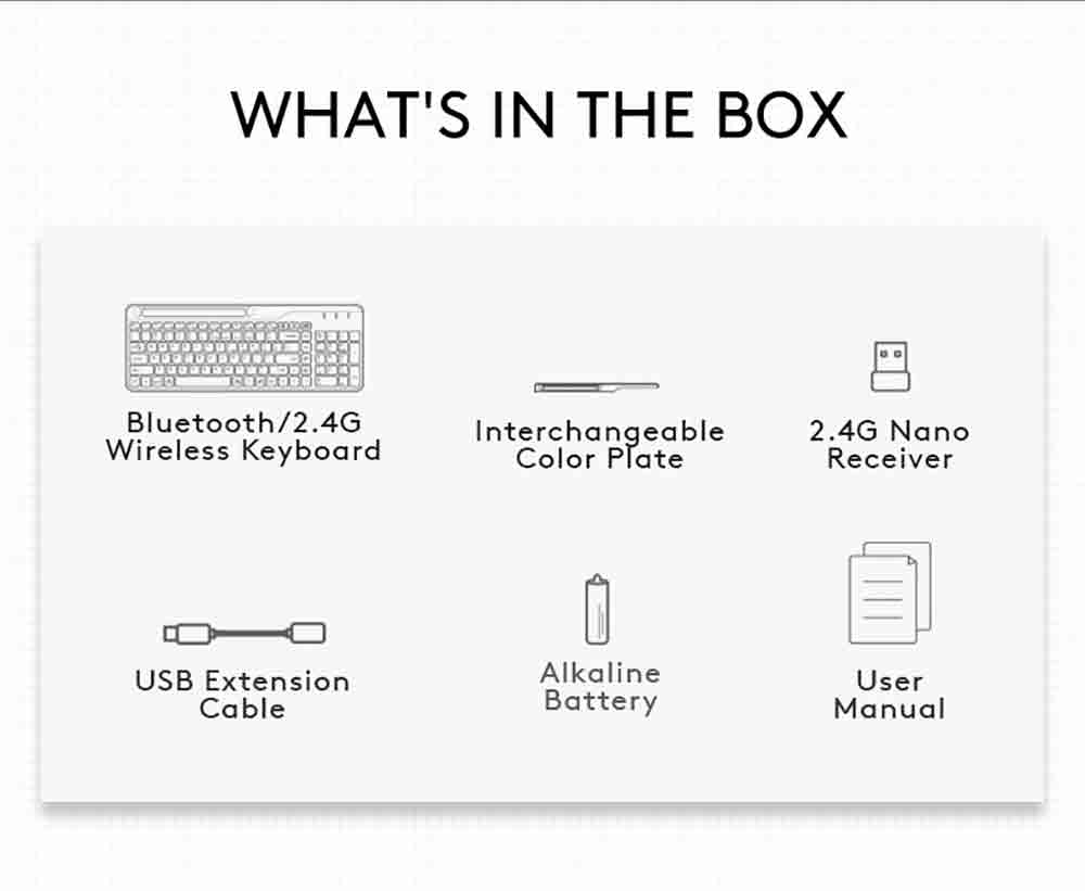 A4Tech FBK25 QuietKey Bluetooth & 2.4G Wireless Keyboard with Phone Holder Multi Devices 58 FBK25 EN PD 20221020 17