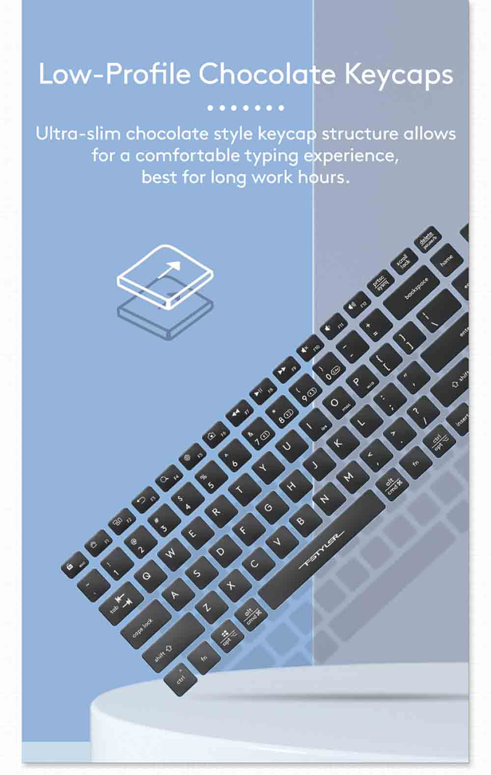 A4Tech FBK25 QuietKey Bluetooth & 2.4G Wireless Keyboard with Phone Holder Multi Devices 50 FBK25 EN PD 20221020 9