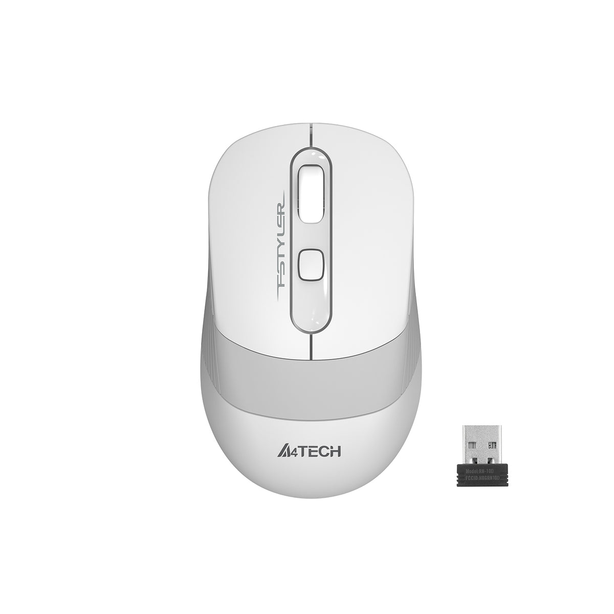 A4Tech FG10S 2.4G Wireless Optical Mouse White. Comfortable Silent Mouse Price in Pakistan.