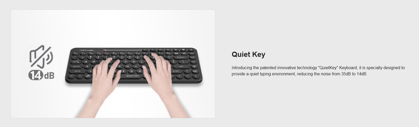 A4Tech FBK36C AS Bluetooth & 2.4G Keyboard Rechargeable Compact Design Switch up to 3 Devices 11 ss